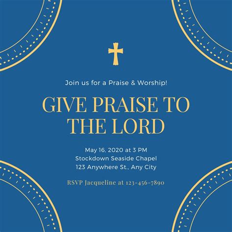 Church Invite Cards Template: A Guide For Churches In 2023