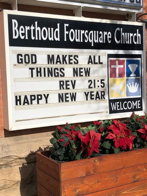 Church Signs New Year