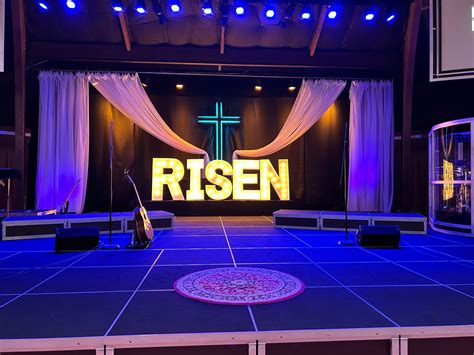 Church Stage Design For Easter