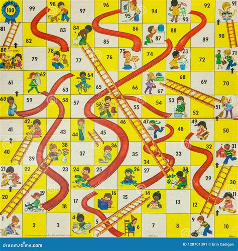 Chutes And Ladders Game Board Printable