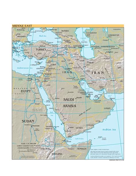 Middle East Oil and Gas, 2007. (CIA map via Library of Congress) [4800×