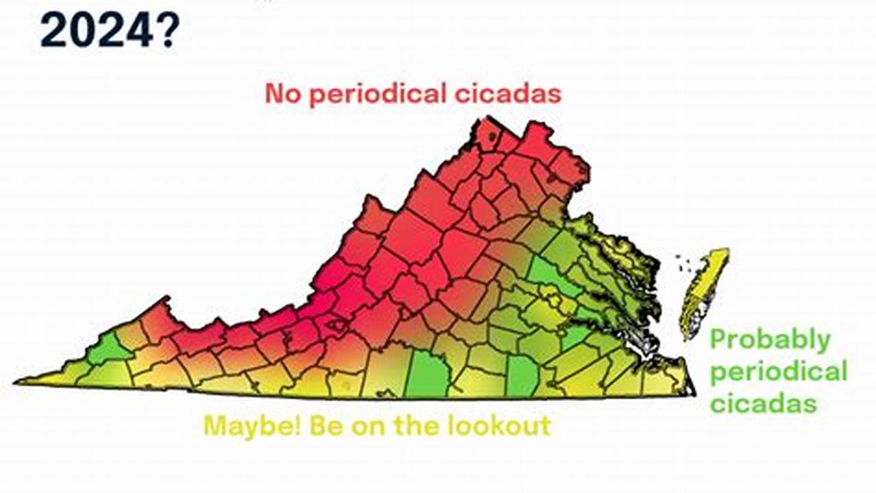 Cicadas 2024 Virginia Map Live