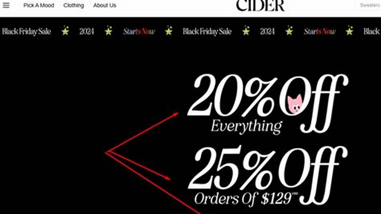 Cider Promo Code 2024 Uk