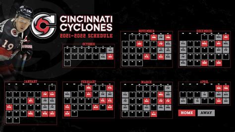 Cyclones 20162017 Promotional Schedule CincinnatiCyclones