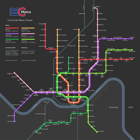 Transit map, Map, Chicago map