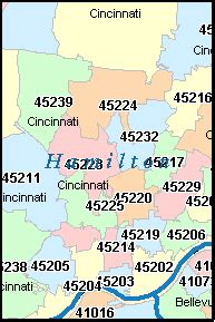 27 Cincinnati Zip Codes Map Maps Online For You