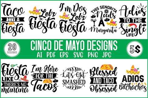 Download Cinco De Mayo Design Bundle | Design Files