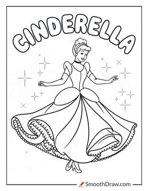 Cinderella Cinderella Coloring Pages Disney Princess Drawing