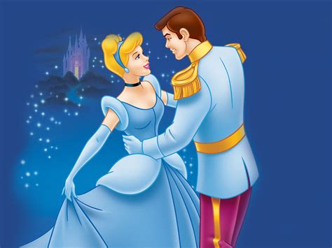 Cinderella dancing with the prince