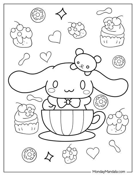 Cinnamon Roll Color Pages