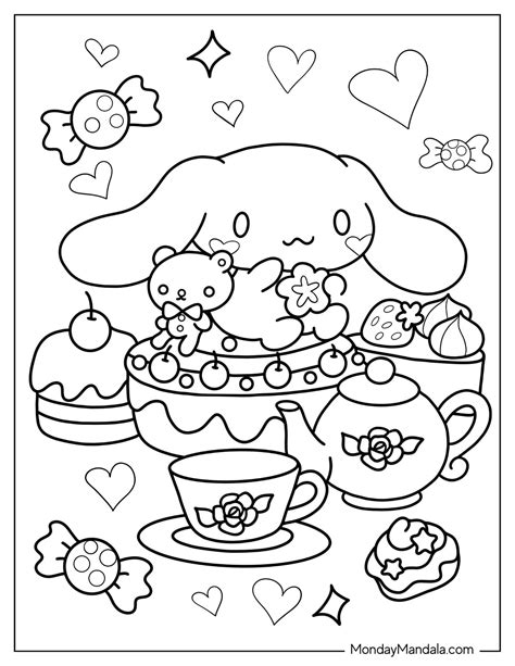 Cinnamoroll Coloring Page Printable