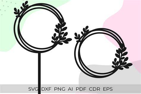 Unleash Your Creativity: Get a Circle Cake Topper SVG Free Download and Personalize Your Cake Decor!