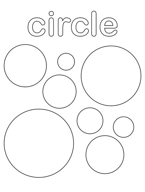 Circle Color Page