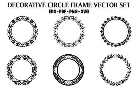Elevate Your Crafting Game with Circle Frame SVG - A Rounded Delight!