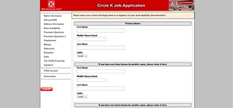 Complete Circle K Job Application Form Guide For 2026