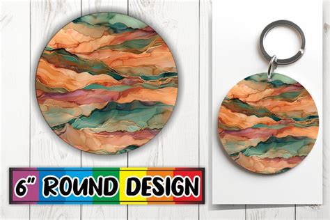 Download Circle Keychain Sublimation Commercial Use Free PSD Mockups