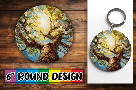 Download Circle Keychain Sublimation Cut Images