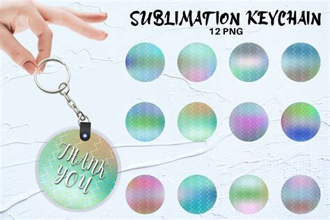 Download Circle Keychain Sublimation for Cricut