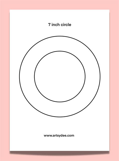 Circle Template For Drawing