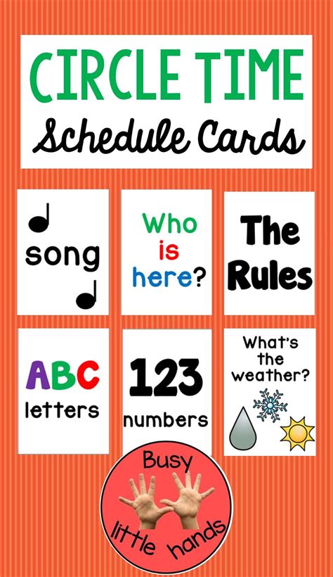 Circle Time Printables Free