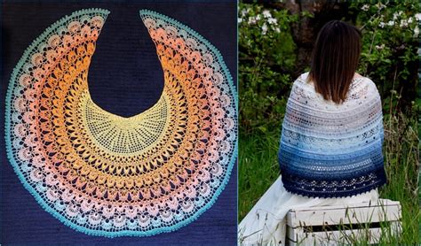 Circular Crochet Shawl Pattern