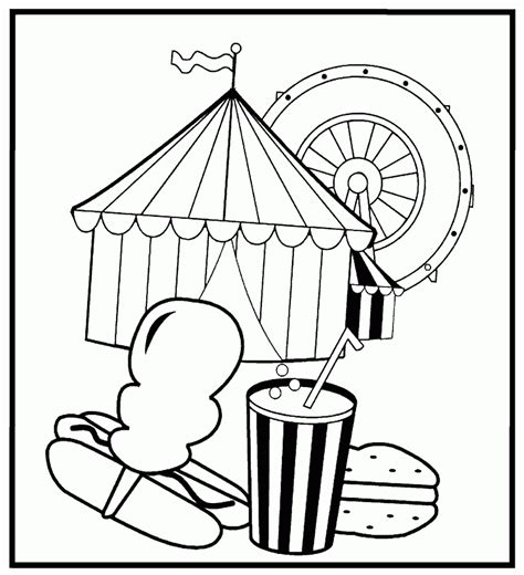 Circus Coloring Pages Printable