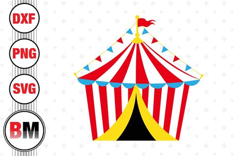 Download Circus Tent Clip Art DXF Files