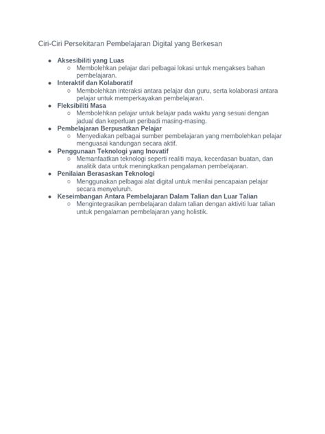 Ciri Persekitaran: Tambah Keyakinan, Keselesaan & Keberkesanan!