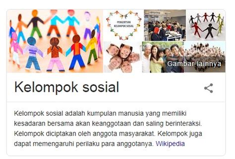 Ciri-Ciri Kelompok Sosial Sementara Indonesia