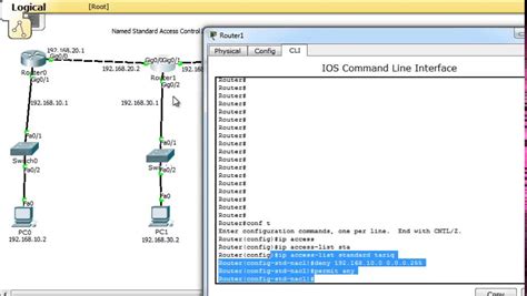Cisco Router ACL Commands