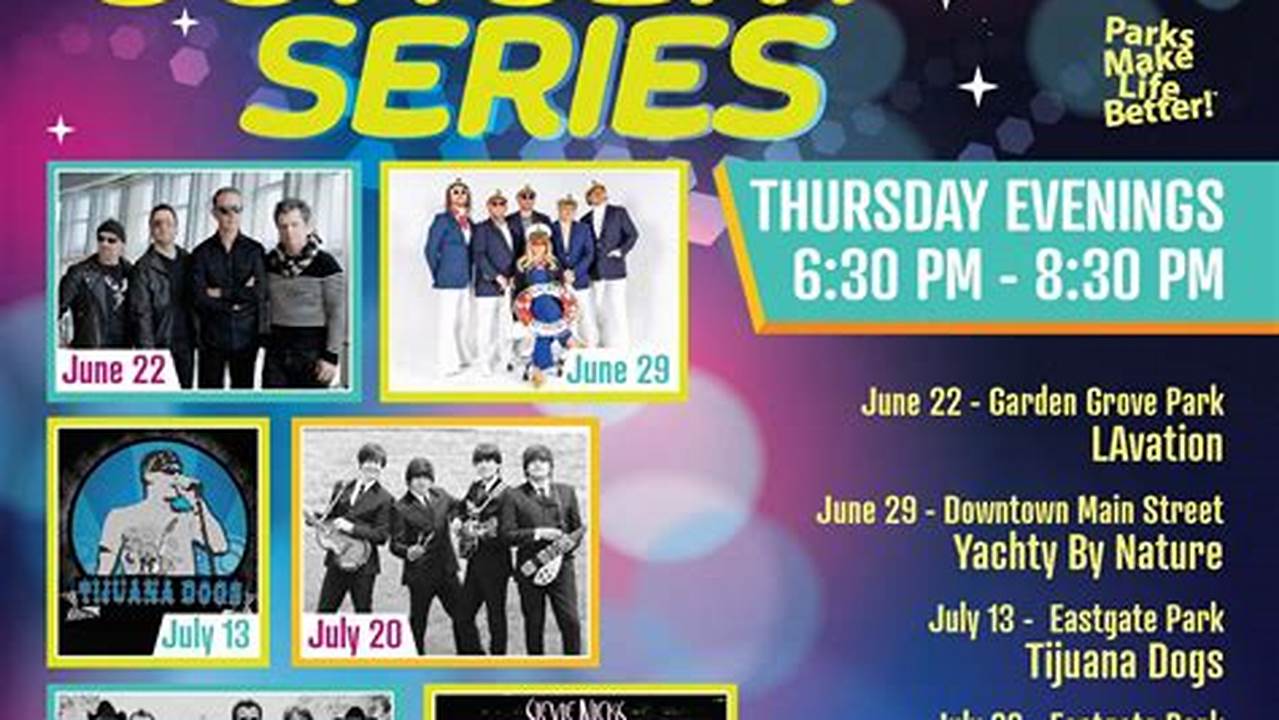 Citi Concert Series 2024 Schedule