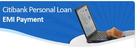 Citibank Personal Loan Payment