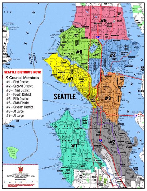 Seattle Maps Visit seattle, Seattle neighborhoods, Seattle map