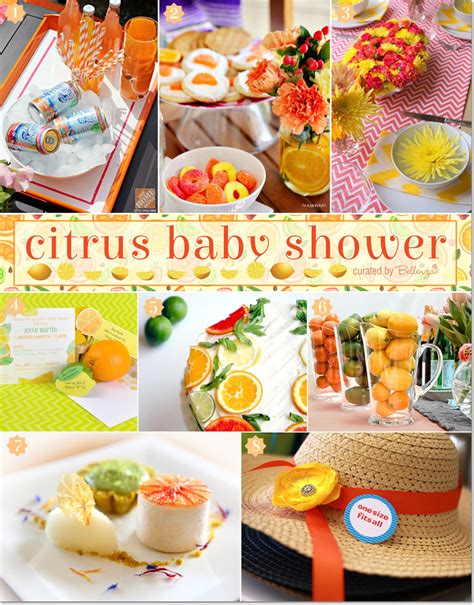 Citrus Baby Shower Fruit Table