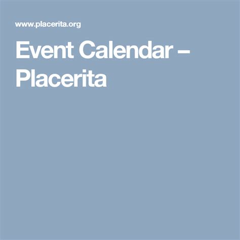 City Of Santa Clarita Calendar Of Events