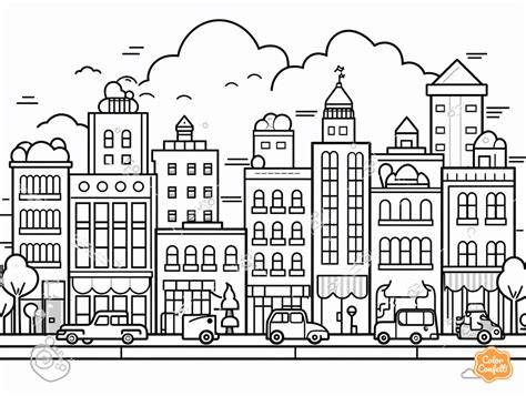 City Coloring Page