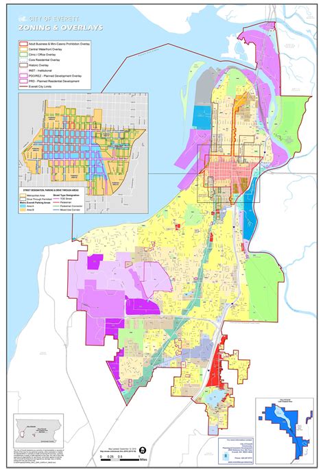 Downtown Everett Map