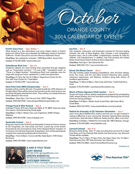 City Of Orange Events Calendar