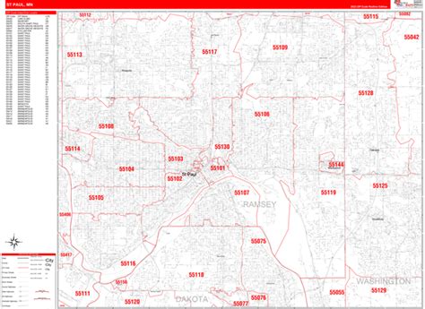 Minneapolis St Paul Zip Code Map California State Map