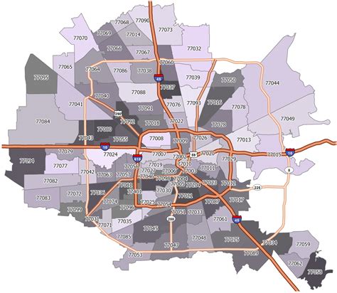 Houston Zip Code Map Printable Printable Maps