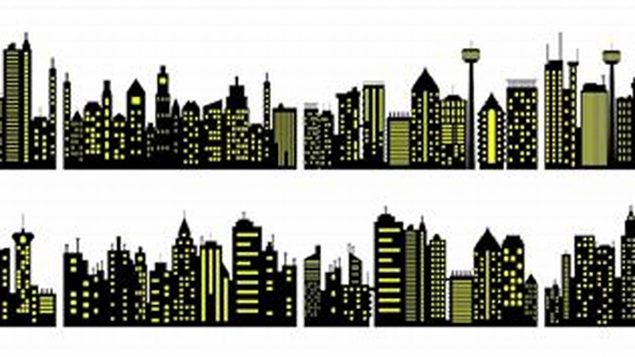 Cityscape, Free SVG Cut Files