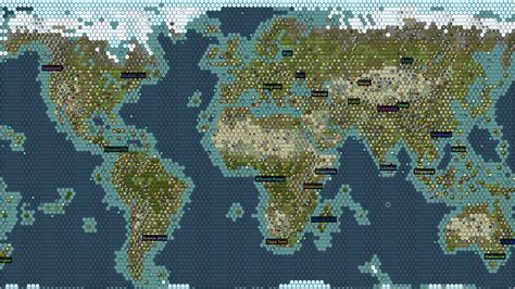 Civ 5 Earth Map