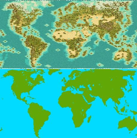 Civilization 3 world map