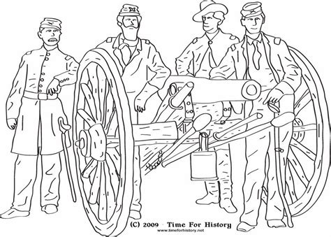 Civil War Coloring Pages