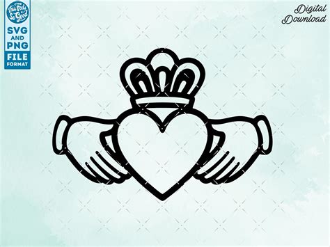 Embrace Traditional Irish Heritage with Claddagh Svg: Celebrate Love, Loyalty, and Friendship in Style
