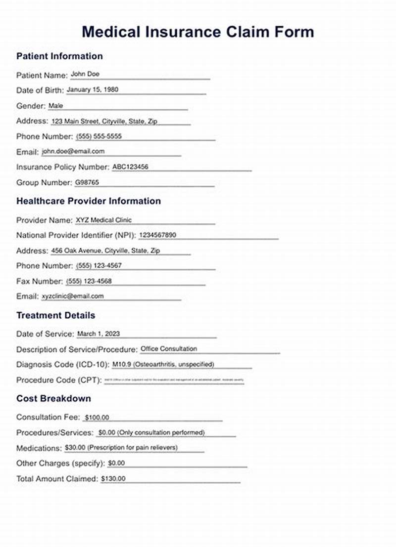 Claim Insurance Example