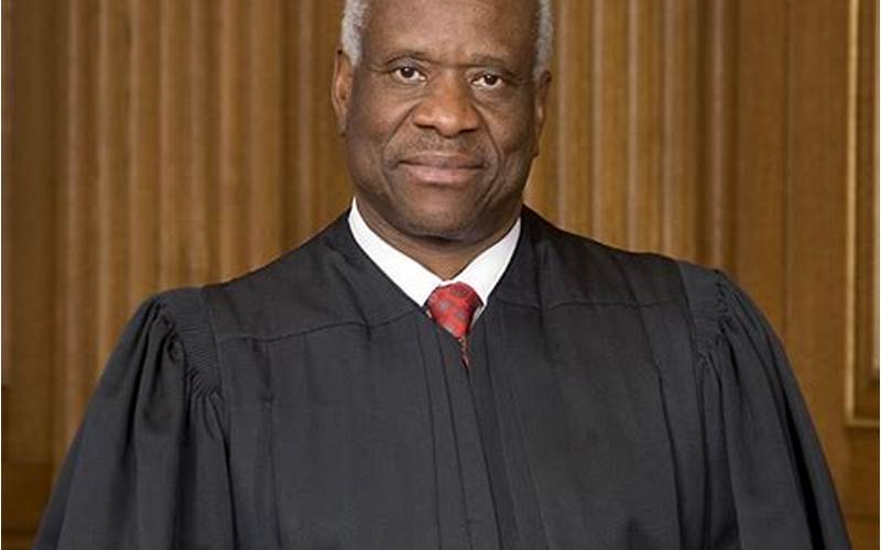 Clarence Thomas In Court
