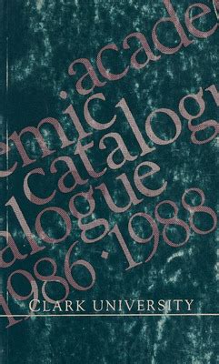 Clark University Course Catalog