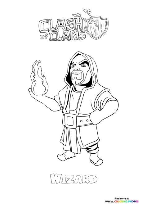 Clash Of Clans Ausmalbilder