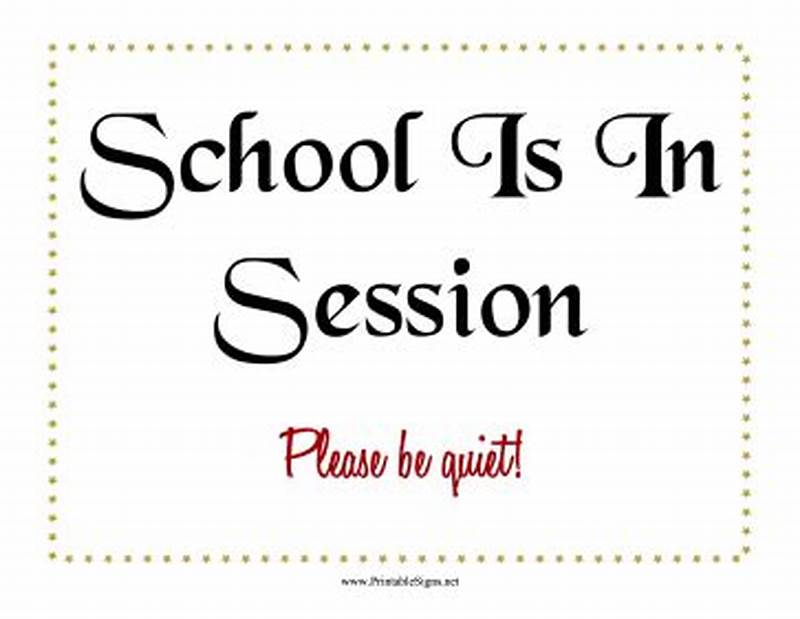 Class In Session Sign Printable Free